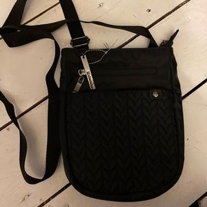 Sherpani Quilted Black Crossbody Bag